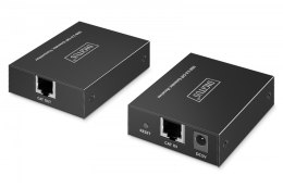 Digitus Przedłużacz (extender) po skrętce kat.6 USB 2.0 do 150m, 4x USB-A do 480 Mbps, 1x RJ45 (Gigabit Ethernet) - zestaw (odbiornik/na