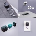 AUKEY PA-Y20S White Mini ładowarka sieciowa 1xUSB-C 20W PD Power Delivery