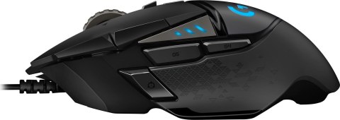 Mysz przewodowa Logitech G502 HERO optyczna Gaming USB czarna 910-005470