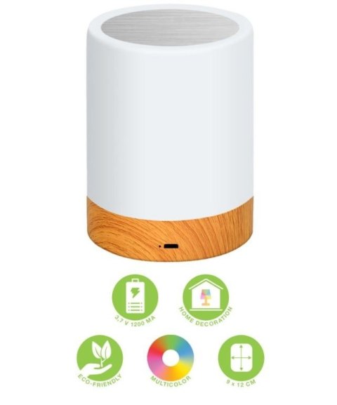 Techly Lampka nocna Techly LED kolorowa bezprzewodowa