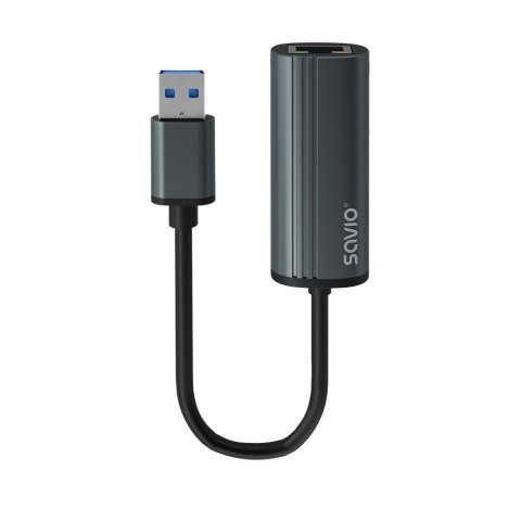 Savio Adapter USB-A 3.1 Gen 1 do RJ-45 gigabit Ethernet, AK-55