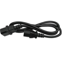 Qoltec Kabel zasilający do UPS | IEC C13/C14 | 3x1.0mm2 | 1.5m