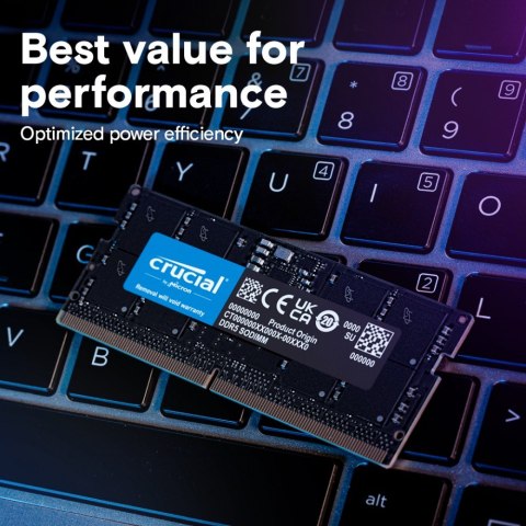 Crucial Pamięć do notebooka DDR5 SODIMM 64GB(1*64)/5600 CL46