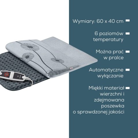 Beurer Poduszka elektryczna HK125 XXL Cosy Grey