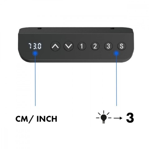 Ergo Office Biurko elektryczne ER-400B, regulacja