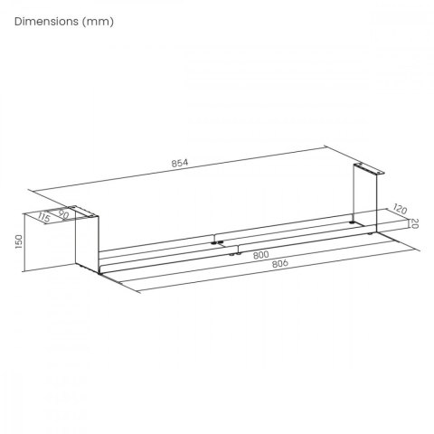 Maclean Kompaktowy organizer na kable MC-107 B
