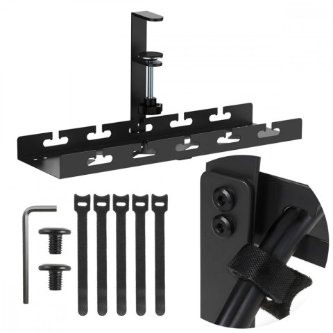 Maclean Organizer podbiurkowy MC-105 B, na kable