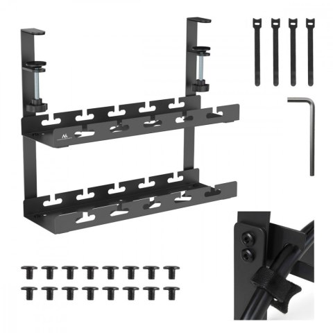 Maclean Organizer podbiurkowy na kable MC-104 B