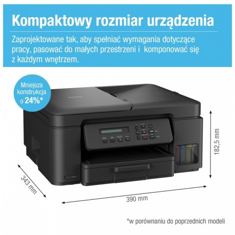 Brother Urządzenie wielofunkcyjne DCP-T730DW RTS A4/USB/WiFi/ADF20/16ipm