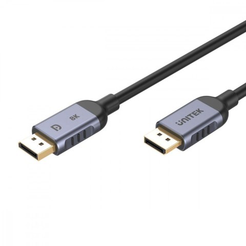 Unitek Kabel DisplayPort 1.4, 8K@60Hz 4K@240Hz, HDR, 3M; C1628GY01-3M
