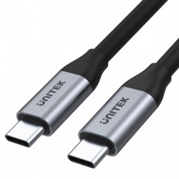 Unitek Kabel USB-C - USB-C PD 100W, 5Gbps, 4K60Hz, 2m, M/M; C14091ABK