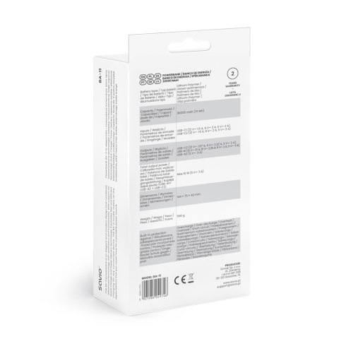 Savio Powerbank 30000 mAh, BA-11