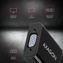 AXAGON RVH-VGAN Adapter aktywny HDMI -> VGA FullHD, wyjście audio, micro USB złącze zasilania