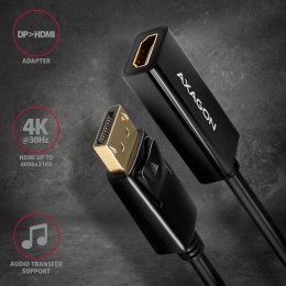 AXAGON RVD-HI14N Adapter aktywny Displayport -> HDMI 1,4, 4K/30HZ