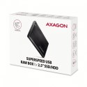 AXAGON EE25-A6M Bezśrubowa aluminiowa obudowa zewnętrzna USB 3.2 Gen 1 - SATA 6G dla 2.5" SSD/HDD