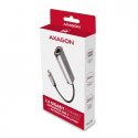 AXAGON ADE-25RC Karta sieciowa 2.5 Gigabit Ethernet, Realtek 8156, USB-C 3.2 Gen 1, automatyczna instalacja, szara