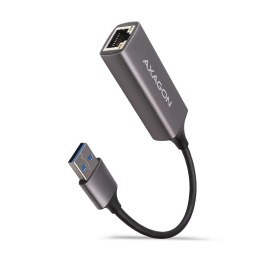 AXAGON ADE-TR Karta sieciowa Gigabit Ethernet adapter, USB-A 3.2 Gen 1, instalacja automatyczna, metalowy, tytanowa szarość