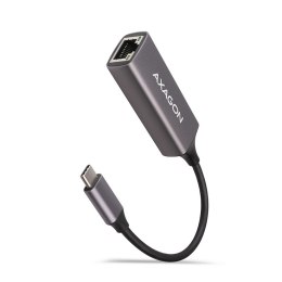 AXAGON ADE-TRC Karta sieciowa Gigabit Ethernet adapter, USB-C 3.2 Gen 1, instalacja automatyczna, metalowy, tytanowa szarość