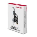 AXAGON PCEA-S2N Kontroler PCIe 2x port szeregowy RS232 250 Kbps, w zestawie SP & LP