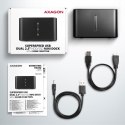 AXAGON ADSA-D25 MINI stacja dokująca USB 3.2 Gen 1 - 2x SATA 6G 2.5" SSD/HDD CLONE