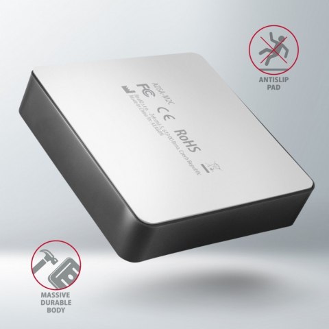 AXAGON ADSA-M2C Stacja dokująca, USB-C 3.2 Gen 2 - 2x M.2 NVMe SSD CLONE MASTER