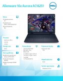 Dell Laptop Alienware 16x Aurora AC16251 Win11Pro C9 275HX/32GB/1TB/16.0 WQXGA/GeForce RTX 5070/WLAN + BT/RGB Backlit Kb/6 Cell/280W/