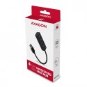 AXAGON HUE-M1A Hub 4-portowy Mini metalowy USB 3.2 Gen 1, 20cm USB-A kabel