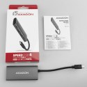 AXAGON HMC-4G2 Hub USB Gen2 10Gbps, 2x USB-A + 2x USB-C, 13cm USB-C kabel