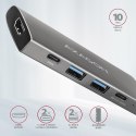 AXAGON HMC-5G2 Wieloportowy hub 2x USB-A + 2x USB-C + HDMI, USB-C 3.2 Gen 2 10Gbps, PD 60W, 13cm USB-C kabel