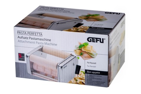 GEFU 28300 urządzenie do wyrobu makaronu i ravioli Ręczna maszynka do makaronu