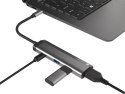 Natec Stacja dokująca Multi Port Fowler Slim USB-C PD, 2x USB 3.0, HDMI 4K