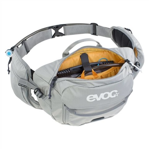 EVOC Hip Pack saszetka Siatka, Nylon, Ripstop Szary