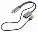 Gembird Adapter HDMI do DP 4K 60Hz USB-A powered