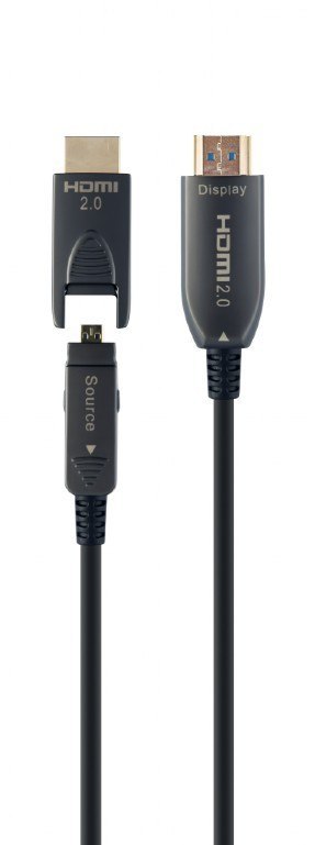 Gembird Kabel AOC High Speed HDMI with ethernet 50 m z adapterem D/A