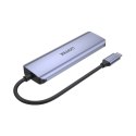 Unitek HUB USB-C 3.1; 4x USB-C; 5 Gbps; kabel 15cm; H1107K