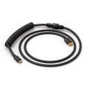Glorious GMMK Coiled Cable Phantom Black, Spiralkabel, USB-C/USB-A, czarny