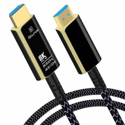 Kabel HDMI PremiumCord Ultra High Speed 2.1 światłowodowy 8K@60Hz, pozłacany 10m