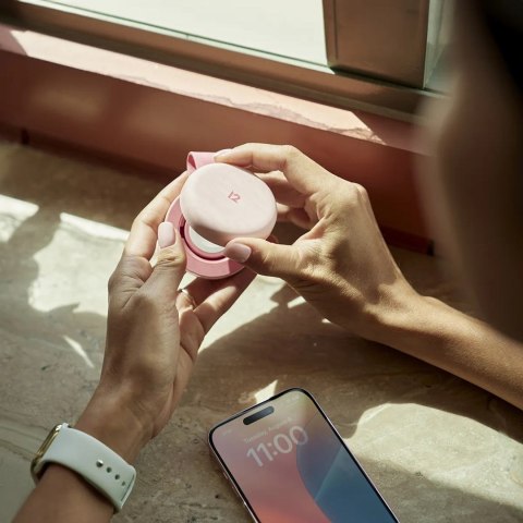 Twelve South ButterFly SE - ładowarka bezprzewodowa Qi2 do dwóch urządzeń kompatybilna z MagSafe, kabel USB-C w zestawie (pink)