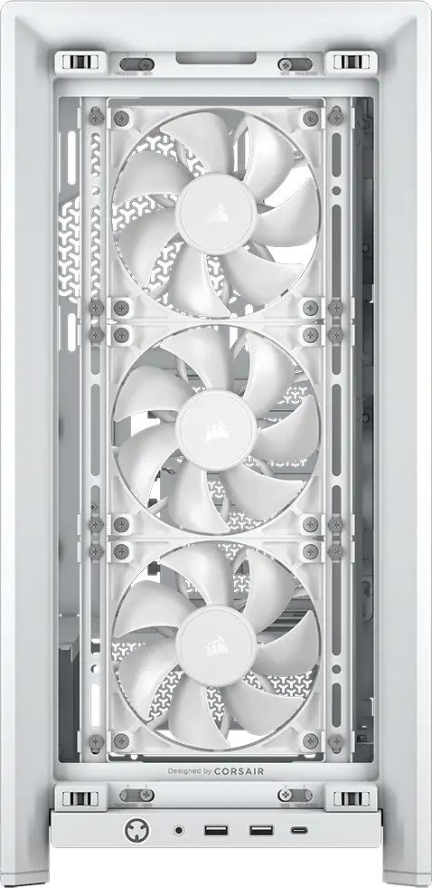 Obudowa komputera CORSAIR Geh Midi FRAME 4000D RS Mid-Tower, Biały