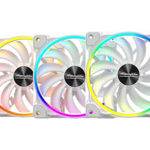 Alpenföhn Wing Boost 3 ARGB 120mm High Speed - wentylator czarny, 3 szt.