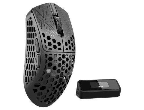 Mysz gamingowa Vancer Akitsu Carbon Fiber, bezprzewodowa - czarna