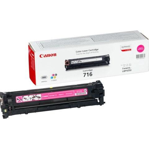 Canon Toner 716 kaseta z tonerem 1 szt. Oryginalny Purpurowy