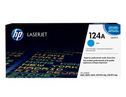 HP 124A oryginalny wkład z błękitnym tonerem LaserJet