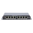 Extralink Switch PoE KRATOS 7x Gigabit PoE, 1x Uplink RJ45, Zasilacz 24V 2.5A, Moc 60W