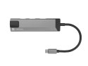 Natec Stacja dokująca Multi Port Fowler Go USB-C - Hub 2x USB 3.0, HDMI 4K, USB-C PD, RJ45