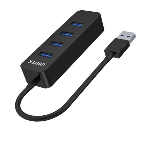 Unitek Hub USB-A; 4x USB-A 3.1; Aktywny; 10W; H1117A