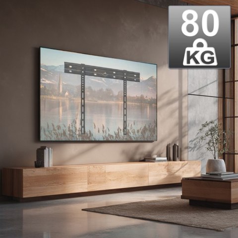 Maclean Ultra płaski uchwyt ścienny MC-123 MAX VESA 600x400 80kg