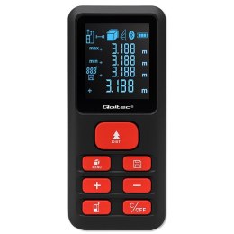 Qoltec Cyfrowy dalmierz laserowy | podświetlany LCD | 120m
