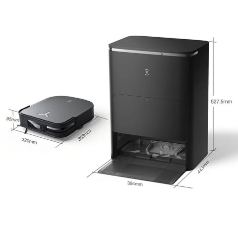 Robot sprzątający Ecovacs Deebot X2 OMNI (czarny) (WYPRZEDAŻ)