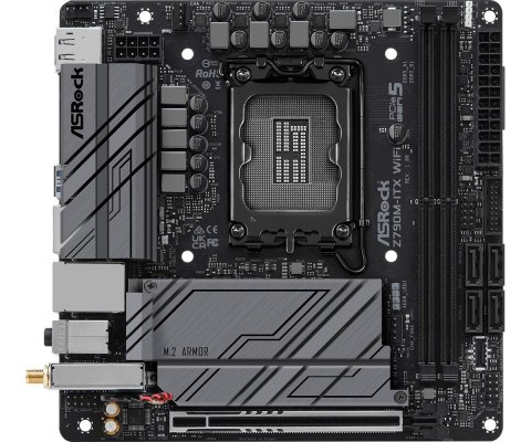 ASRock Płyta główna Z790M-ITX WIFI S1700 2DDR5 HDMI M.2 mITX